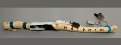 Talking stick Pieter Pieters