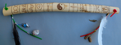 Talking stick Yin Yang Talking stick Yin Yang
