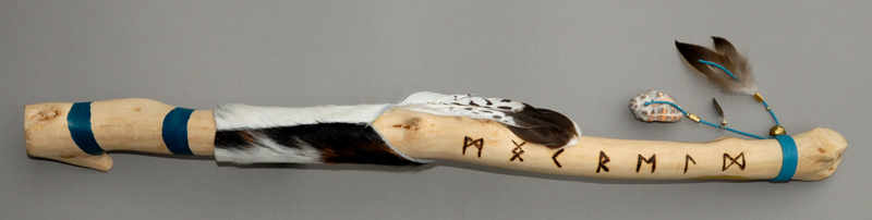 Talking stick van Pieter Pieters