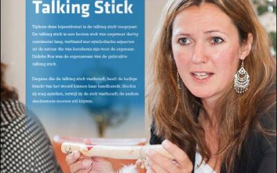 Talking stick bij Flock Leadership vrouwen