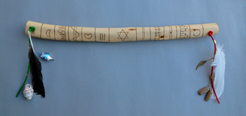 talking stick Yin Yang